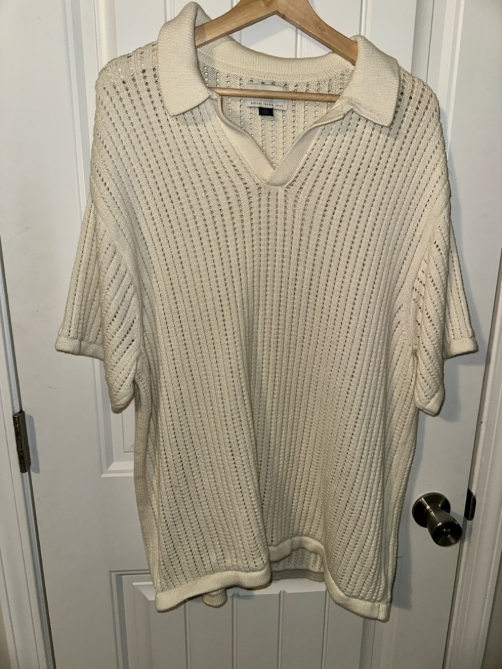 American Eagle Outfitters Cream Knit Sweater